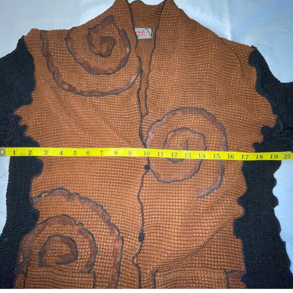 Deborah Cross Limited Edition Textile Art‎ Jacket - Women's Size M - Picture 9 of 10